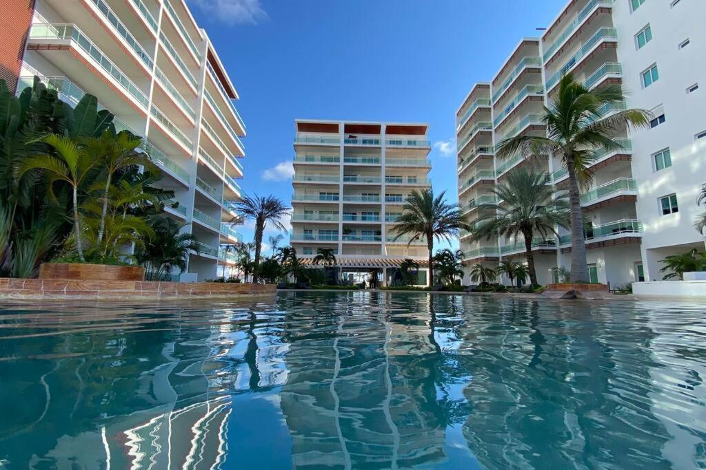 8011 Depa En La Marina Con Balcon Y Vista Alberca Appartement Mazatlán Buitenkant foto